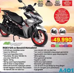 VOLTA REVOLT RSX3 125 CC BENZİNLİ MOTOSİKLET